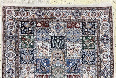 27036732a - Nain fein, Persien, Mitte 20.Jhd., Korkwolle mit Seide, ca. 153 x 98 cm, EHZ: 2-3 ...