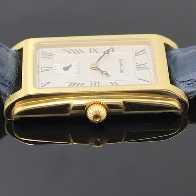 27036739b - LOUIS ERARD nearly mint gilt wristwatch, Switzerland around 1990, manual winding, stepped ...
