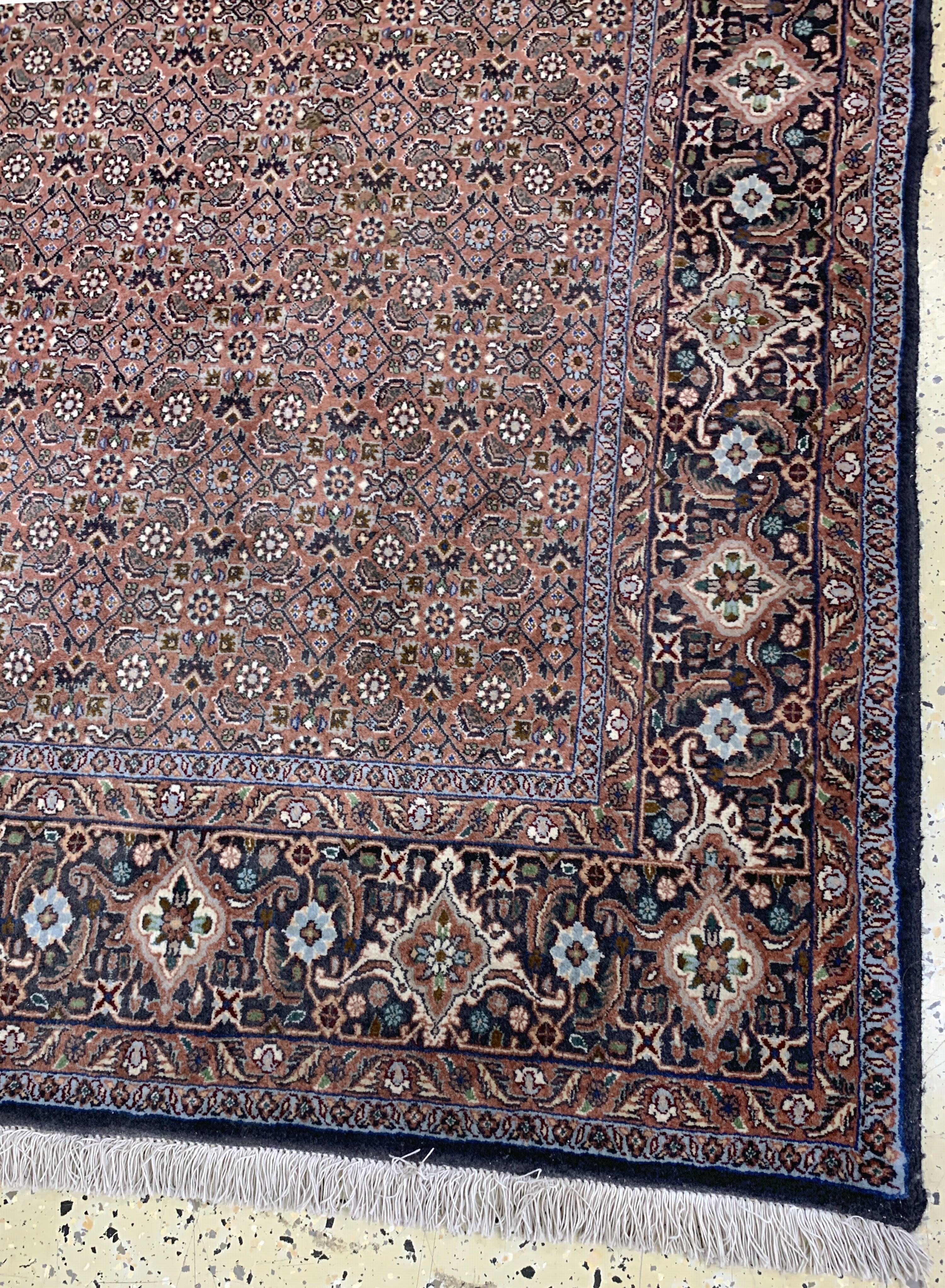 Detail d: Bidjar, Persien, Ende 20.Jhd, Korkwolle, ca. 290 x 202 cm, EHZ: 2, Fleck am Rand
