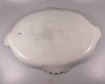 27036845f - Tete-a-tete, Meissen, Knaufzeit/Anfang 20.Jh., Porzellan, gestreute Blümchen, ...