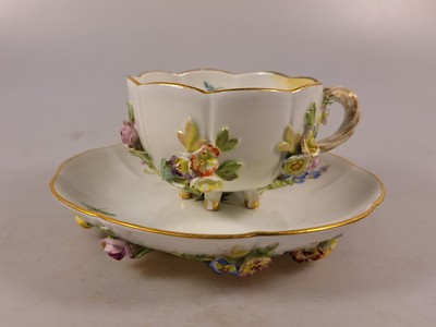27036845i - Tete-a-tete, Meissen, Knaufzeit/Anfang 20.Jh., Porzellan, gestreute Blümchen, ...