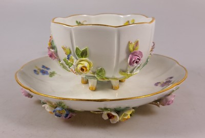 27036845m - Tete-a-tete, Meissen, Knaufzeit/Anfang 20.Jh., Porzellan, gestreute Blümchen, ...