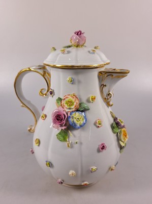 27036845v - Tete-a-tete, Meissen, Knaufzeit/Anfang 20.Jh., Porzellan, gestreute Blümchen, ...