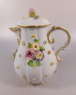 27036845w - Tete-a-tete, Meissen, Knaufzeit/Anfang 20.Jh., Porzellan, gestreute Blümchen, ...