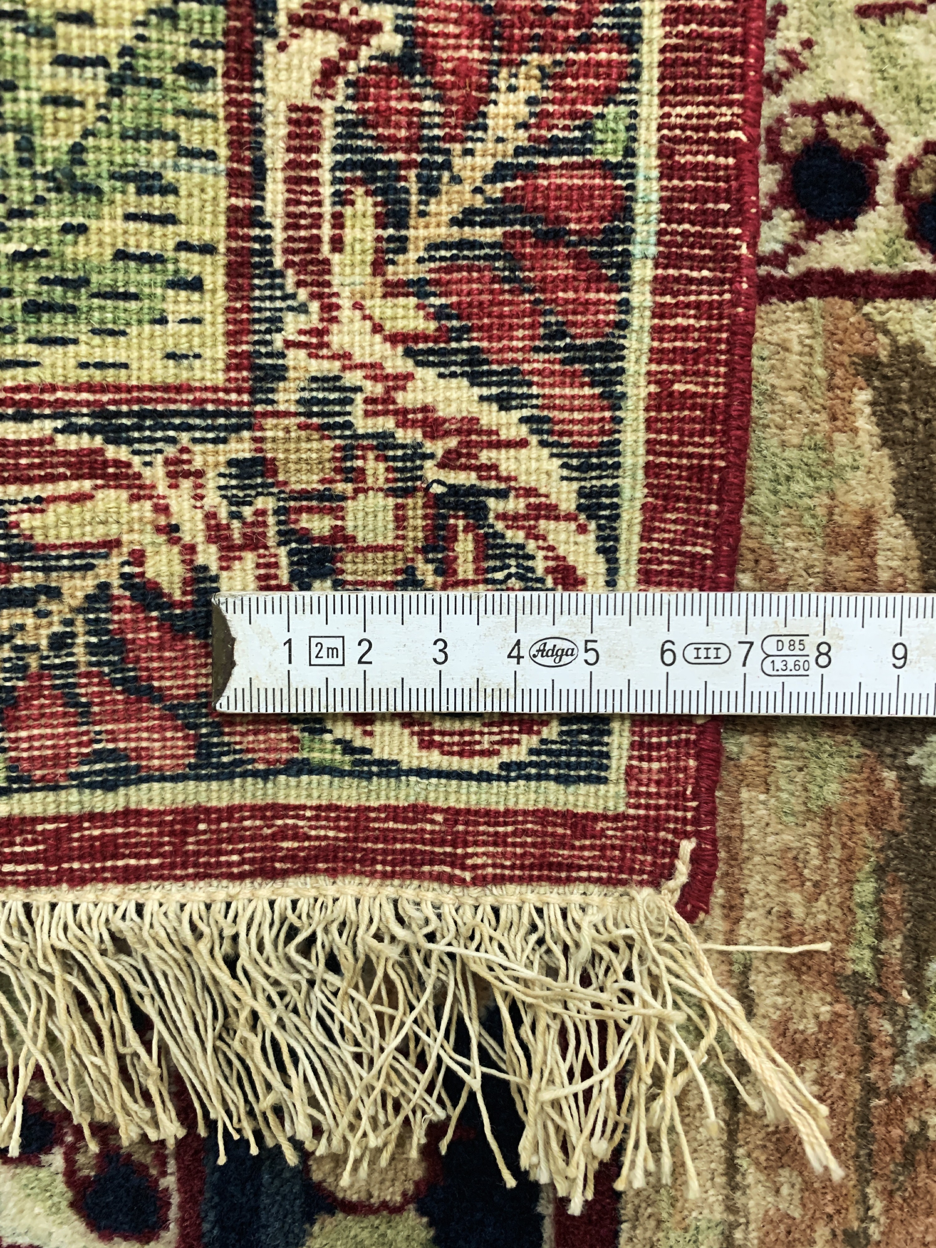 Detail k: Antiker Kerman, Persien, um 1900, Wolle aufBaumwolle, ca. 240 x 150 cm, EHZ: 1-2