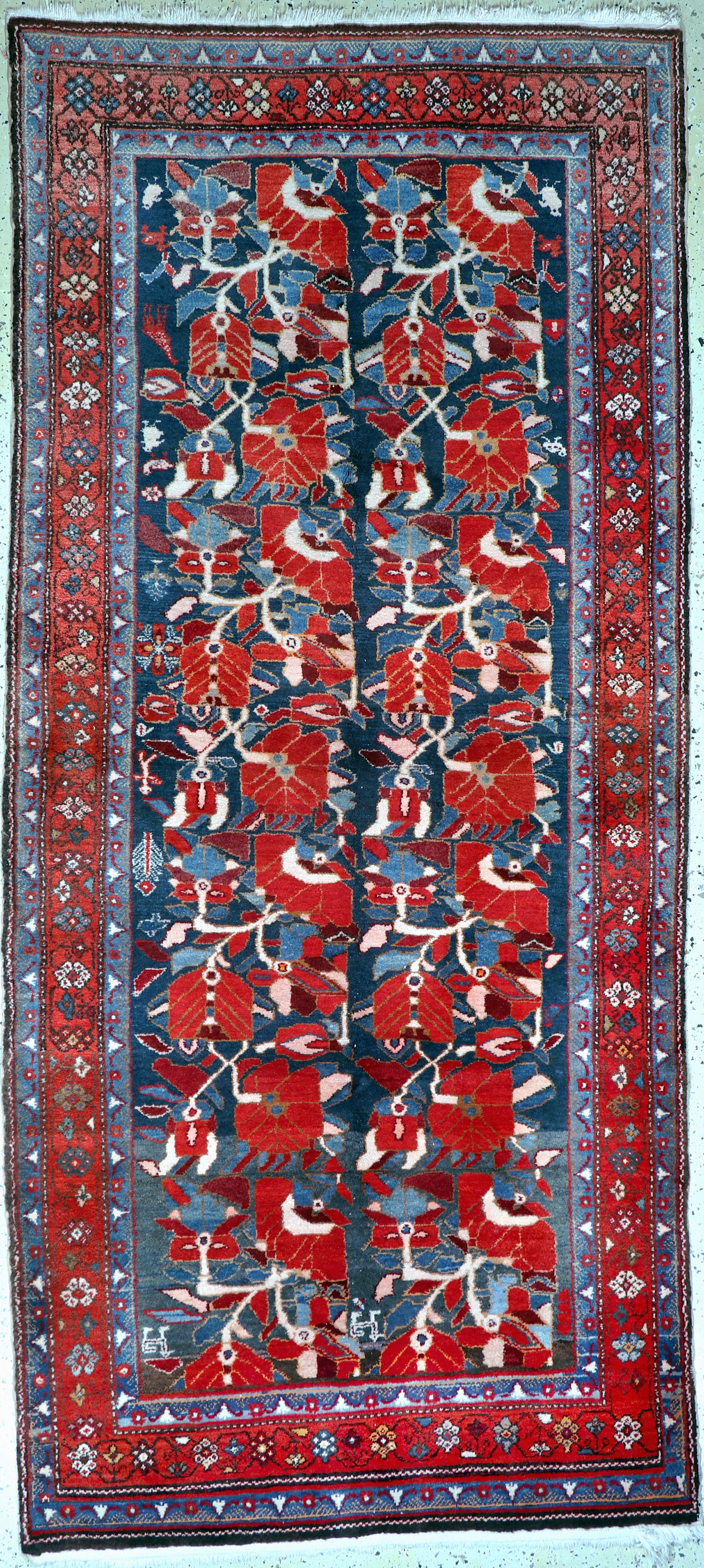 Image 27036915 - Meschgin alt, Persien, Mitte 20.Jhd, Wolle auf Baumwolle, ca. 277 x 125 cm, EHZ: 2 ...