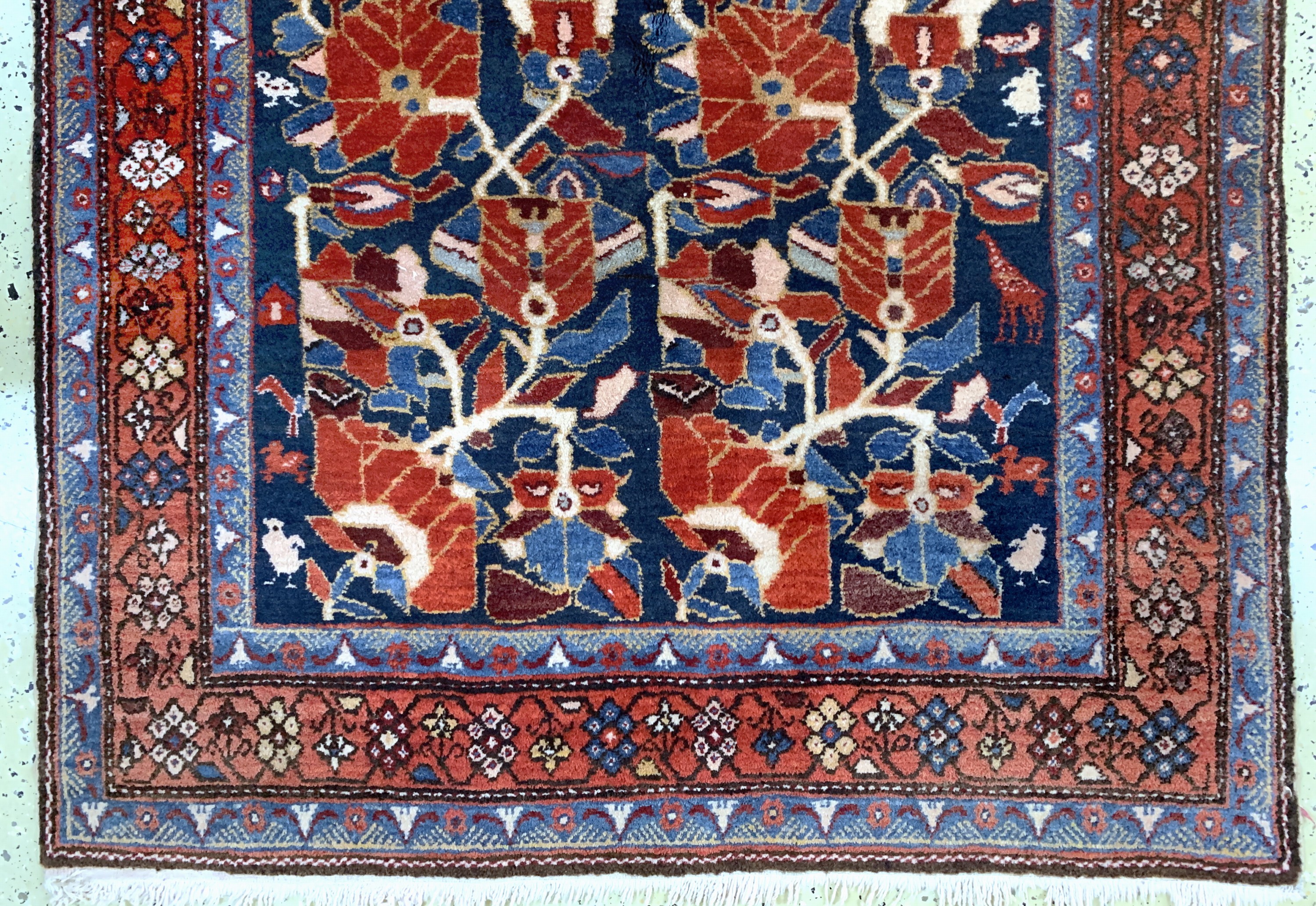 Detail c: Meschgin alt, Persien, Mitte 20.Jhd, Wolle auf Baumwolle, ca. 277 x 125 cm, EHZ: 2