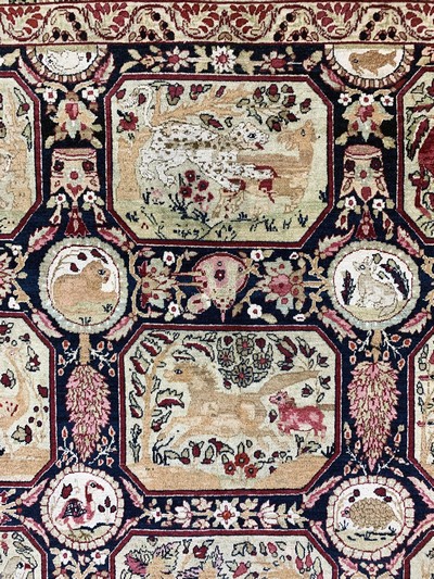 27036902f - Antiker Kerman, Persien, um 1900, Wolle aufBaumwolle, ca. 240 x 150 cm, EHZ: 1-2 ...