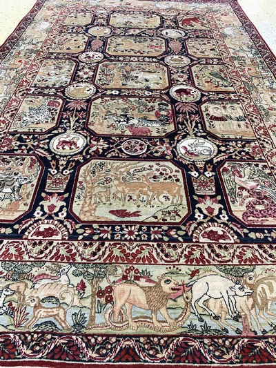 27036902j - Antiker Kerman, Persien, um 1900, Wolle aufBaumwolle, ca. 240 x 150 cm, EHZ: 1-2 ...