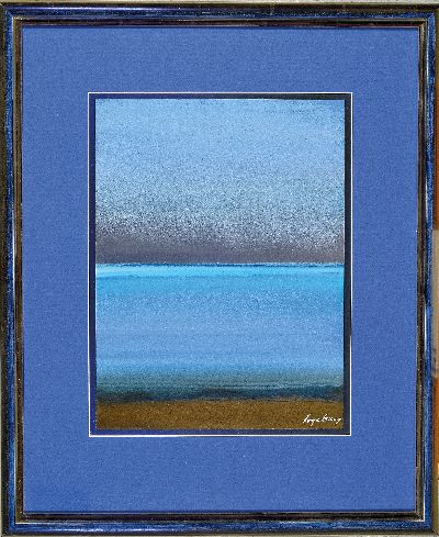 27036918k - Karl Vogelsang, 1932 Essen-2006 Kronberg, Aquarell, o.T., Meerlandfach, rechts unten ...