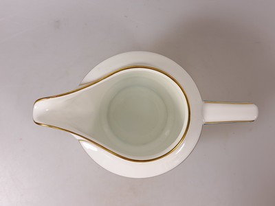 27036941m - Service, Rosenthal, Selb Bavaria, grüner Rosendekor, Goldstaffage, Kaffeekanne, ...