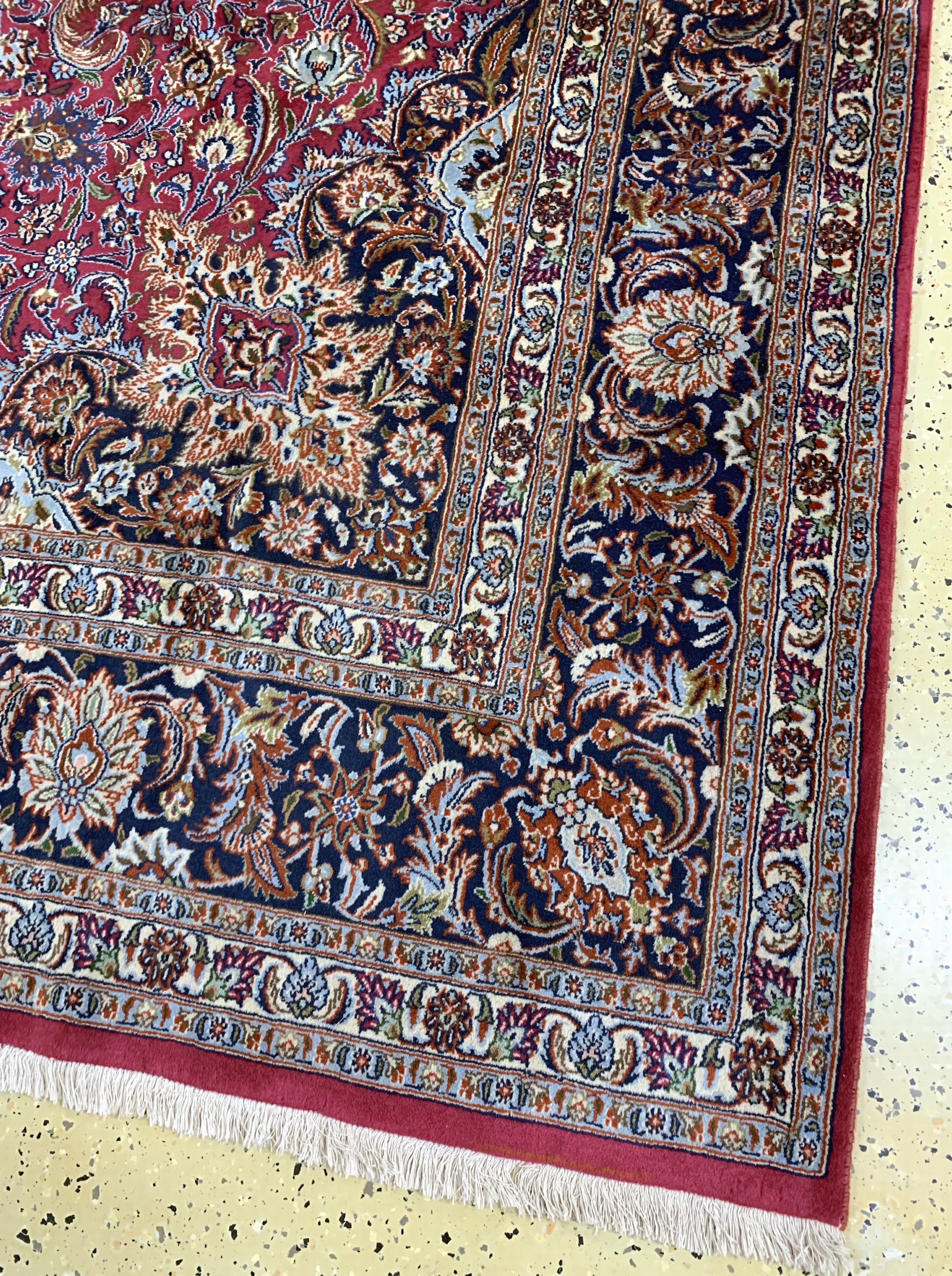 Detail a: Kaschmar, Persien, Ende 20.Jhd, Wolle auf Baumwolle, ca. 350 x 245 cm, EHZ: 2