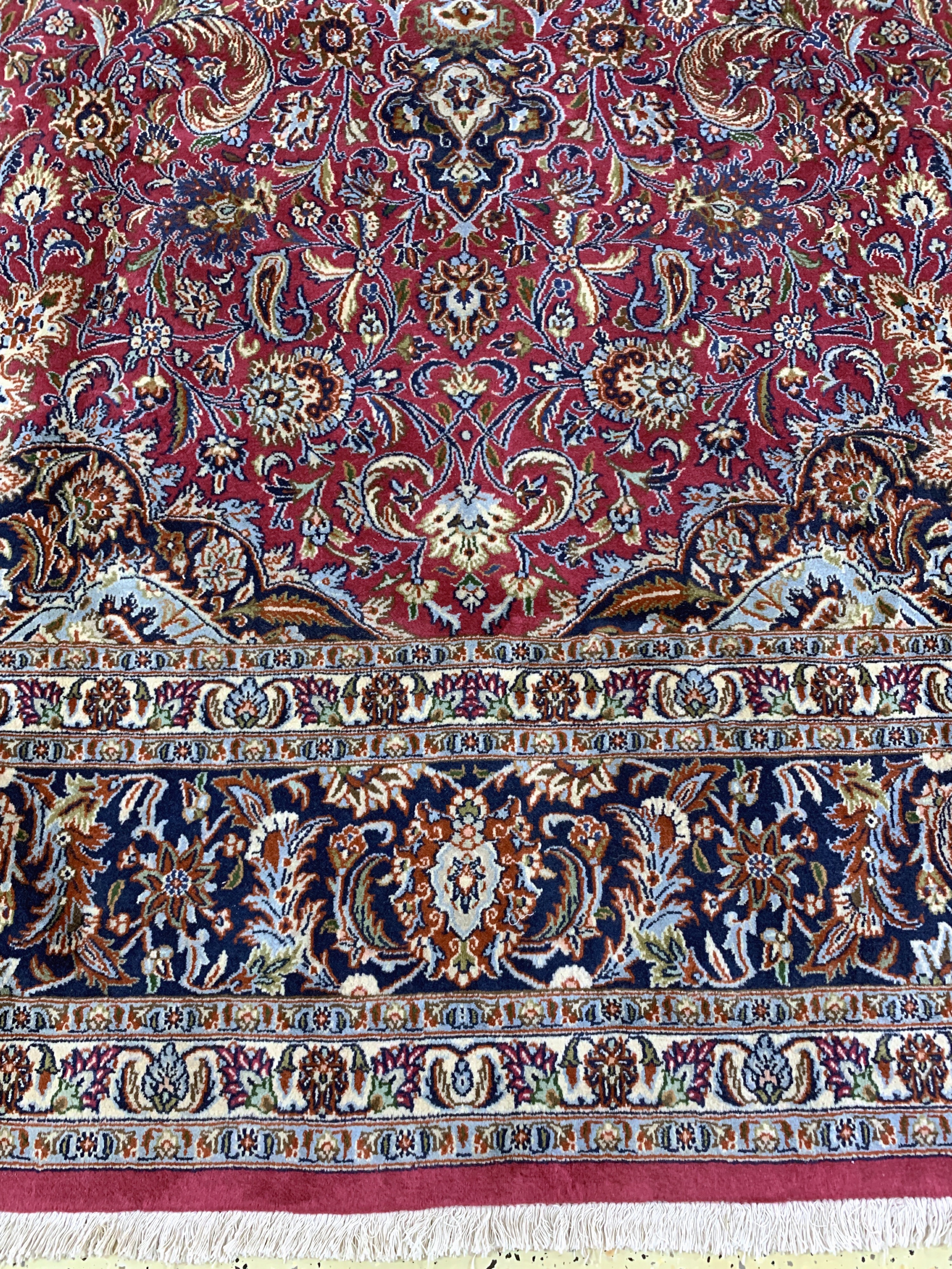 Detail b: Kaschmar, Persien, Ende 20.Jhd, Wolle auf Baumwolle, ca. 350 x 245 cm, EHZ: 2