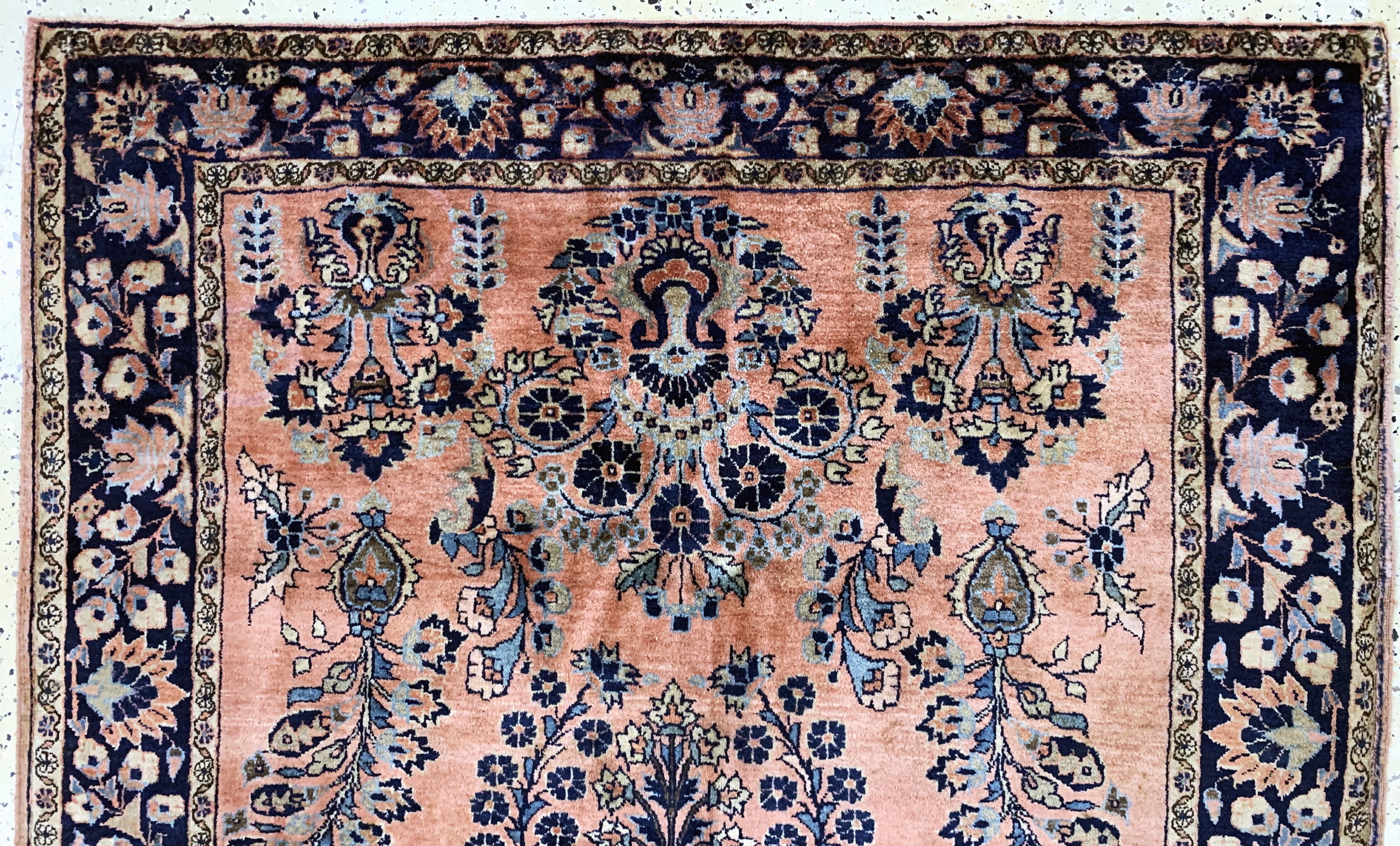 Detail a: Us Re-Import Sarogh antik, Persien, um 1900, Wolle auf Baumwolle, ca. 200 x 135 cm, EHZ: 2