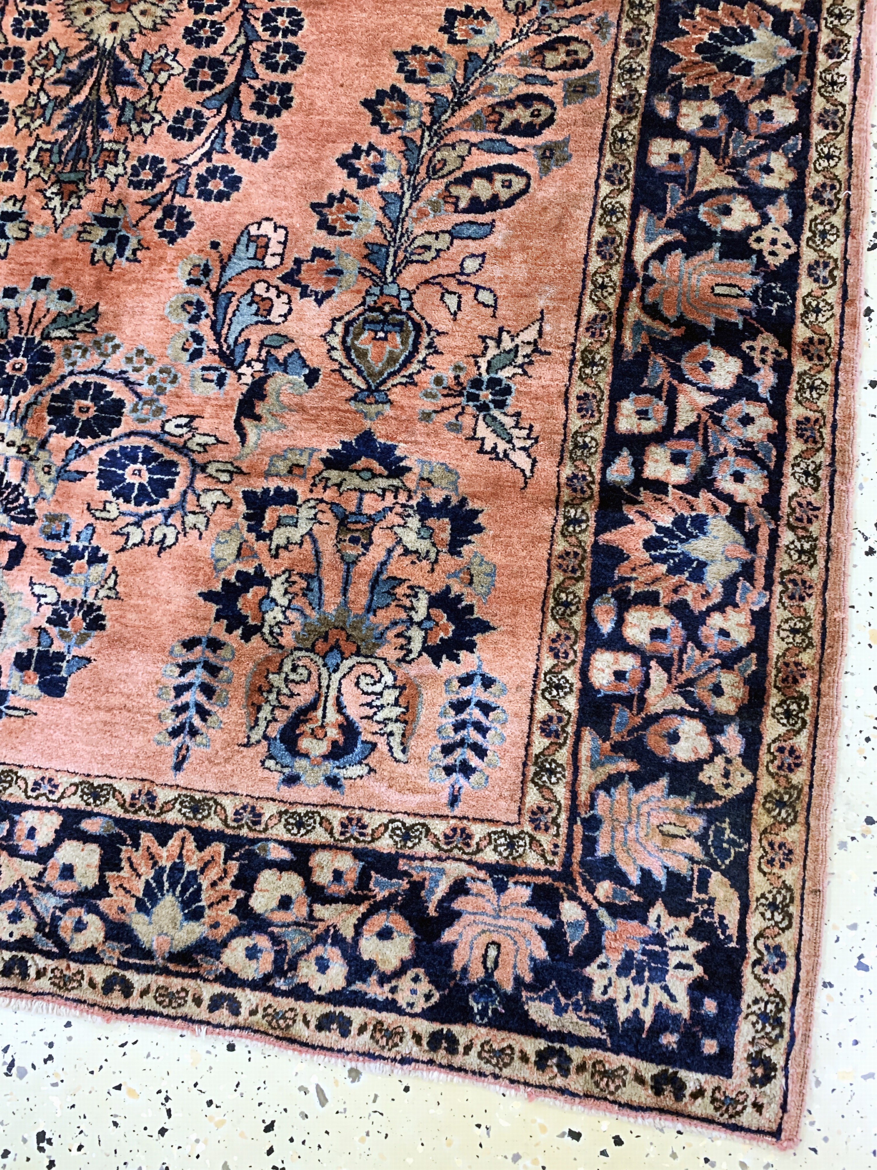 Detail c: Us Re-Import Sarogh antik, Persien, um 1900, Wolle auf Baumwolle, ca. 200 x 135 cm, EHZ: 2