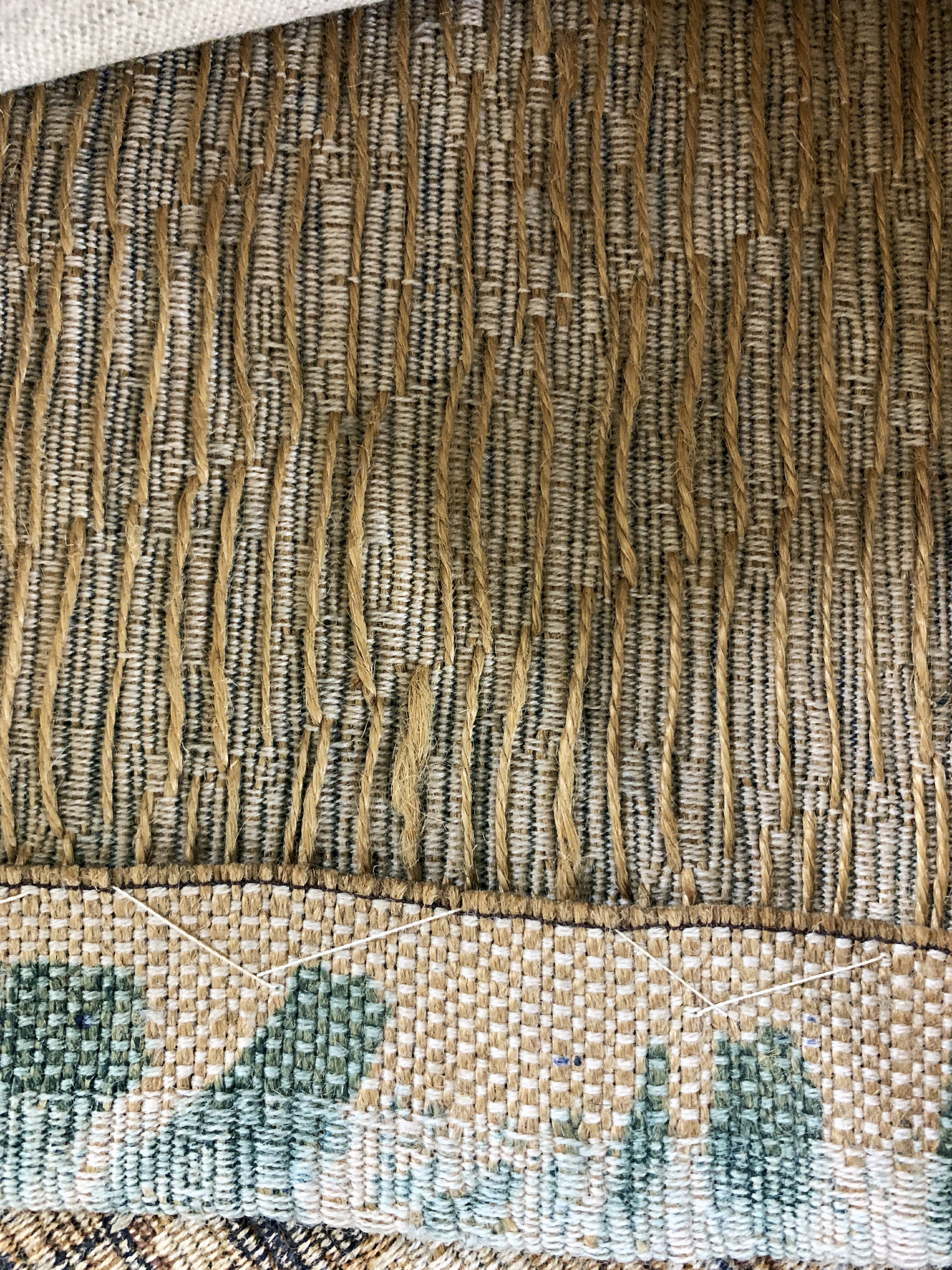 Detail g: Wandbehang (Maschinell gewebt), Frankreich, Mitte 20.Jhd., Wolle auf Wolle, ca. 186 x 141 cm, EHZ: 2