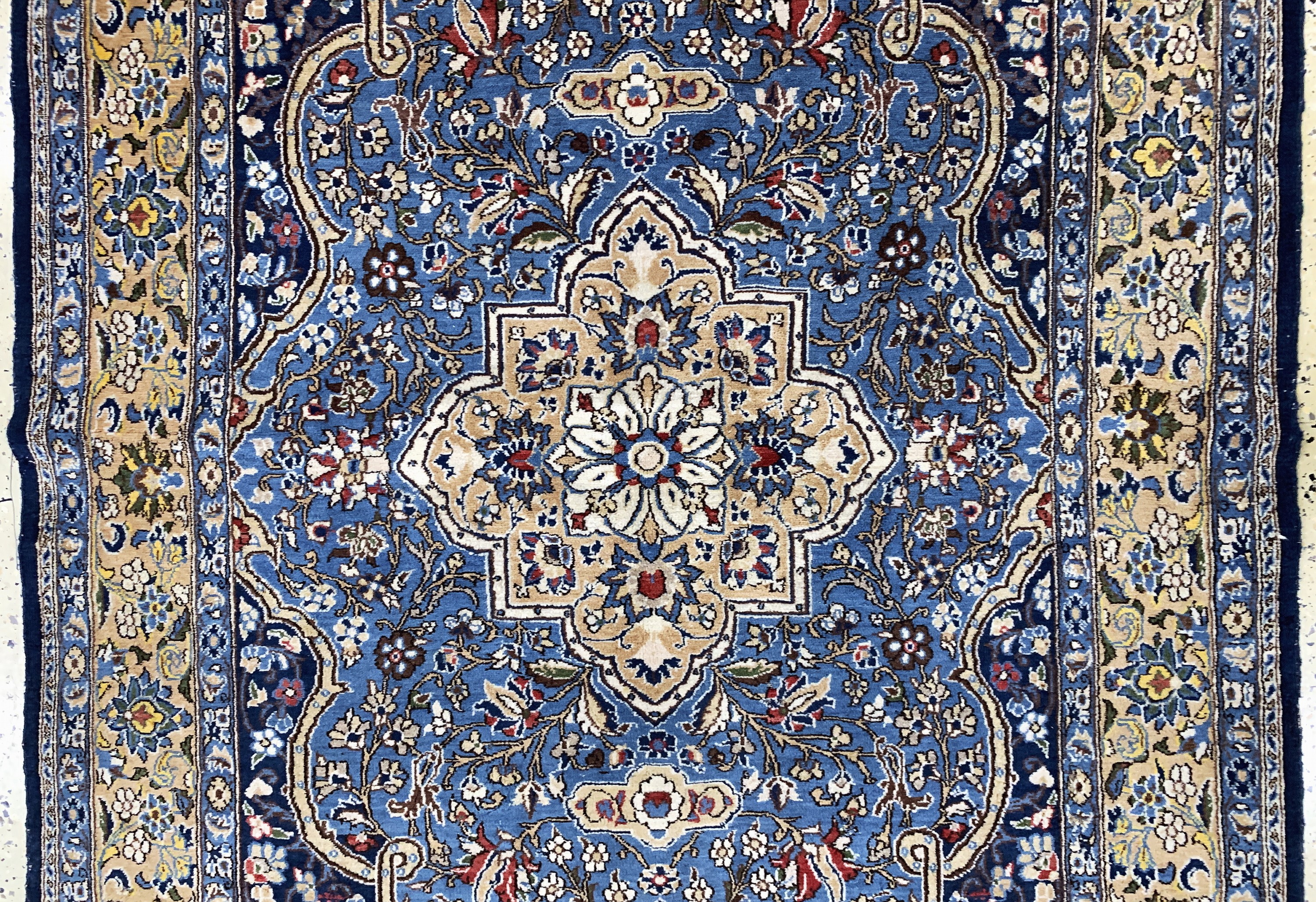 Detail b: Ghom alt, Persien, Mitte 20.Jhd, Wolle auf Baumwolle, ca. 220 x 140 cm, EHZ: 2