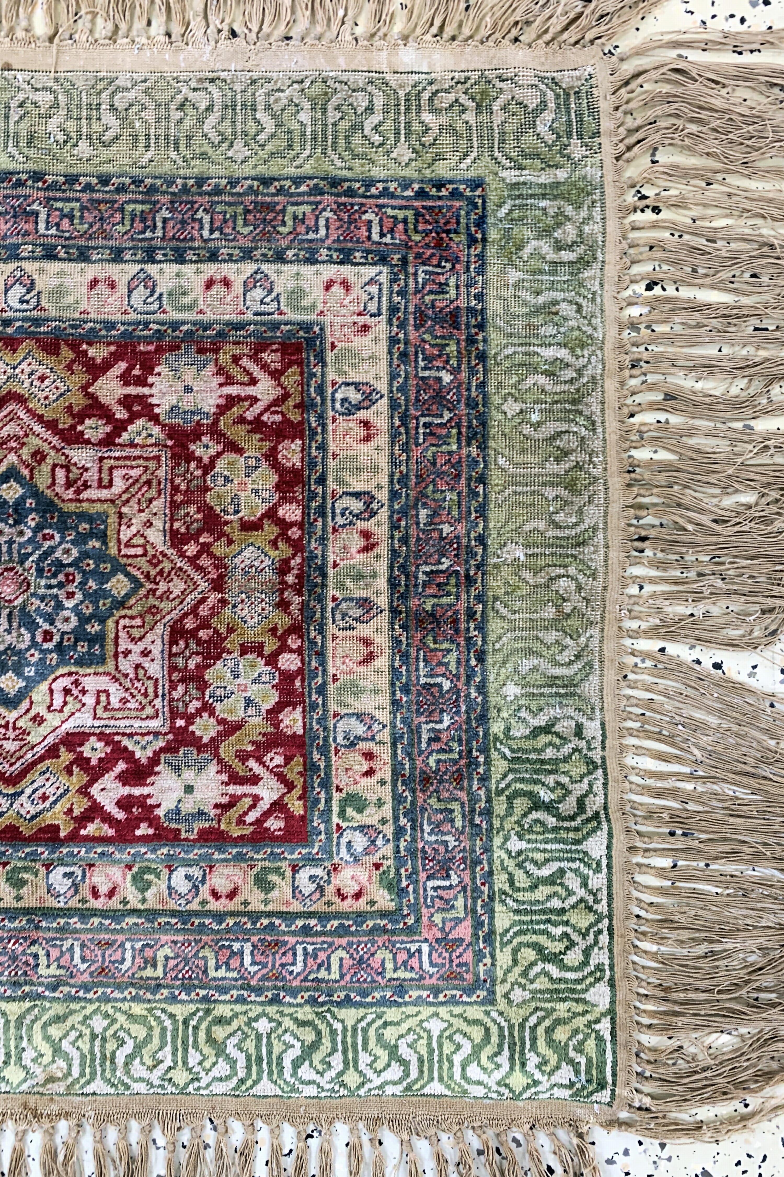 Detail a: Antiker Kayseri, Türkei, um 1900, merzerisierte Baumwolle, ca. 70 x 80 cm, EHZ: 3