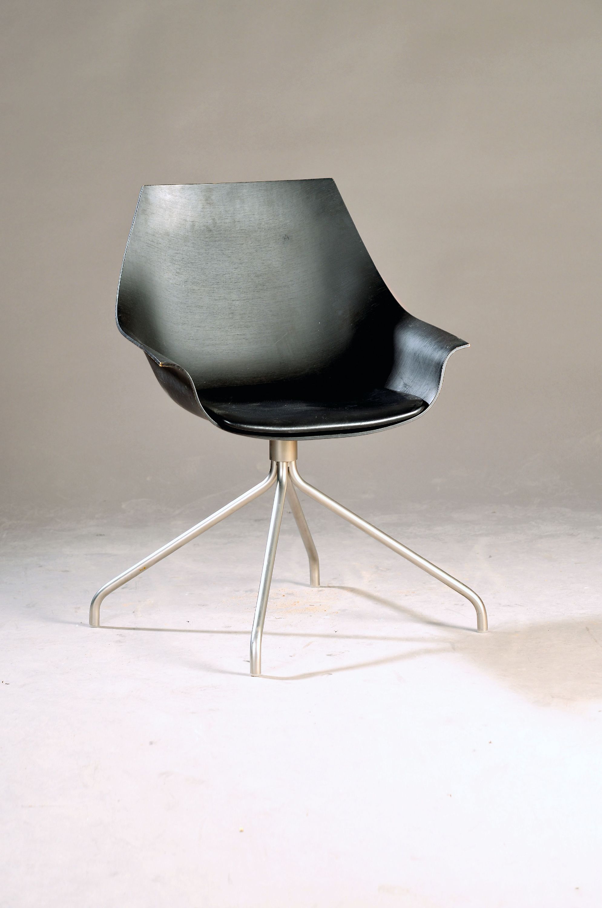Image 27037039 - Drehstuhl, LaPalma, Design Plus, Oswald und Nolting, Metallfuß, Bugholzsitzschale mit ...