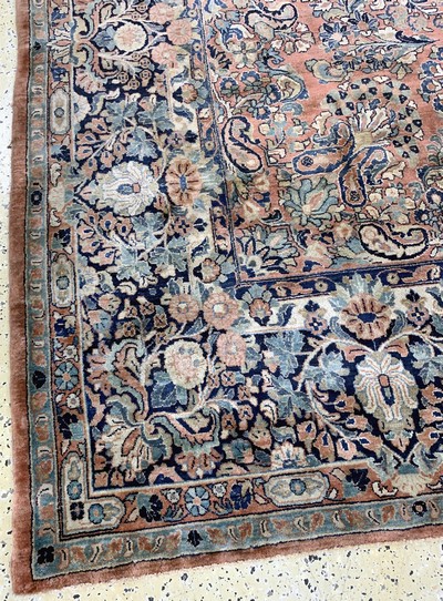 27037009i - Us Re-Import Sarogh fein, Persien, um 1900,Korkwolle auf Baumwolle, ca. 420 x 303 cm, ...