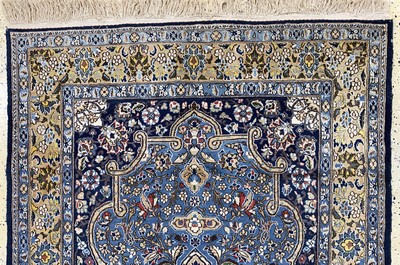 27037022a - Ghom alt, Persien, Mitte 20.Jhd, Wolle auf Baumwolle, ca. 220 x 140 cm, EHZ: 2 ...