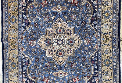 27037022b - Ghom alt, Persien, Mitte 20.Jhd, Wolle auf Baumwolle, ca. 220 x 140 cm, EHZ: 2 ...