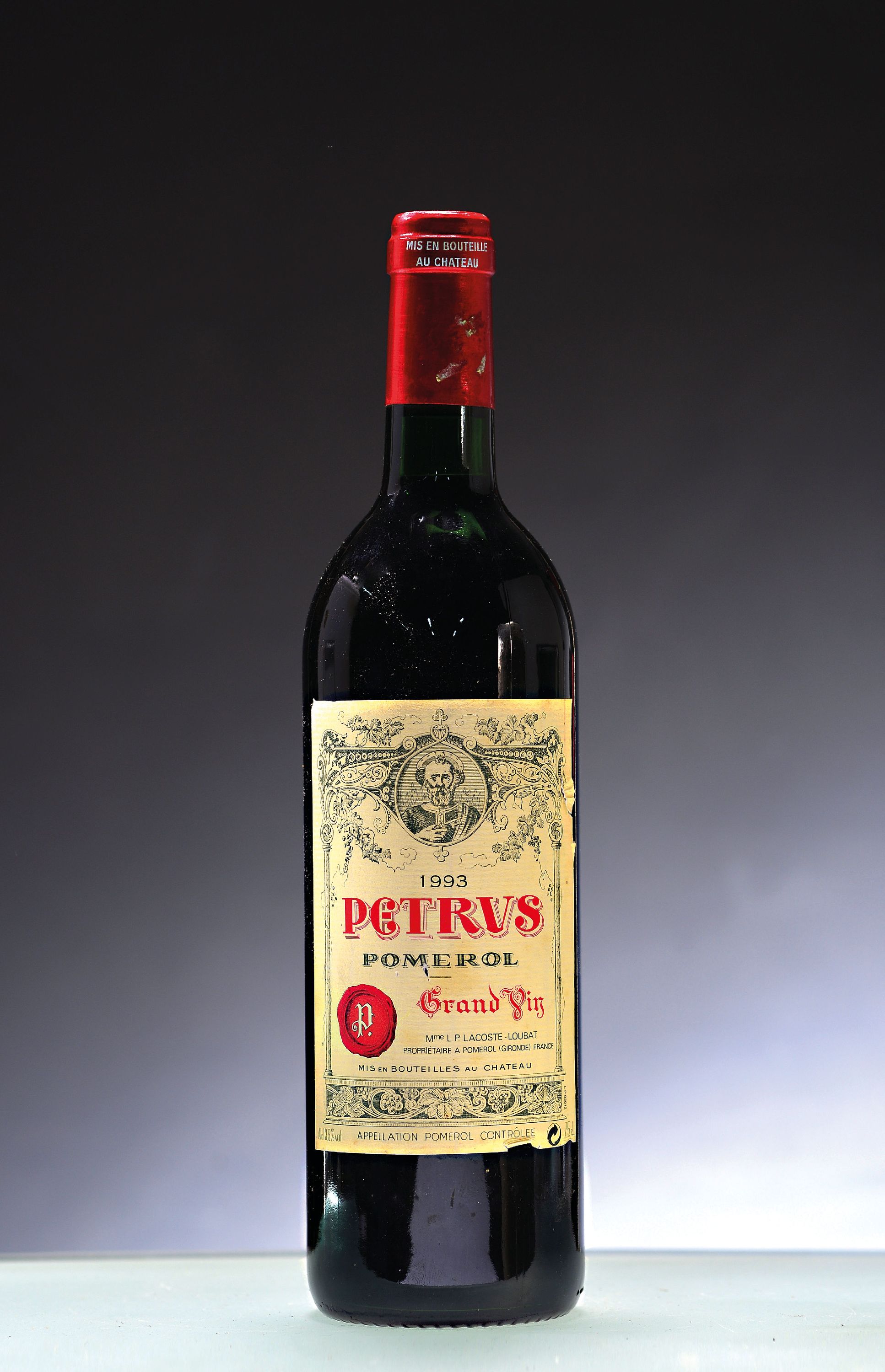 Image 27037150 - 1 Flasche 1993 Petrus, Grand Vin, Mme L.P. Lacoste-Loubat, Pomerol, ca. 750ml, ...