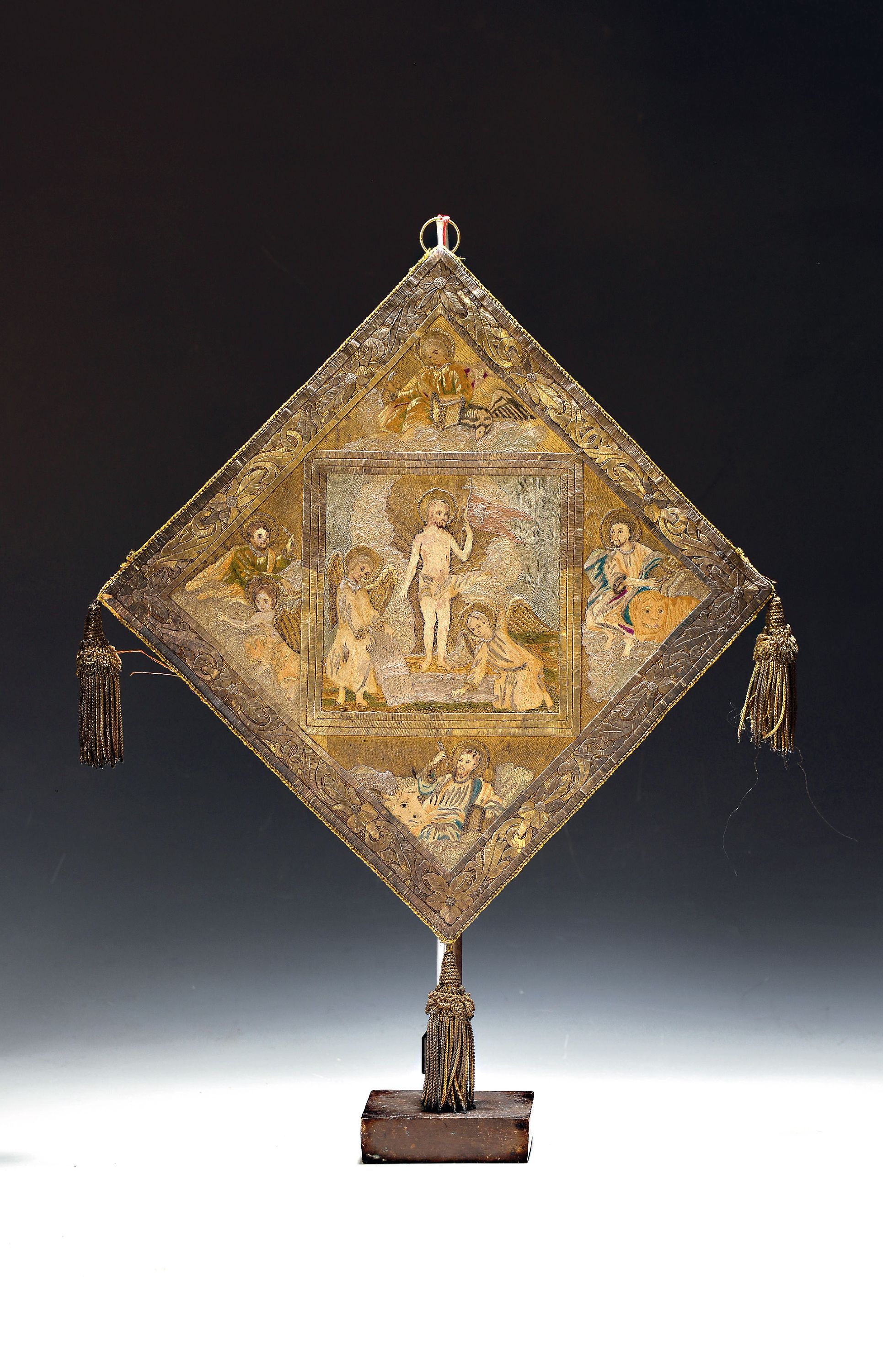 Image 27037574 - Kniekissen aus orthodoxem Kontext, wohl Griechenland/Türkei, fortgeschrittenes 19. Jh., ...