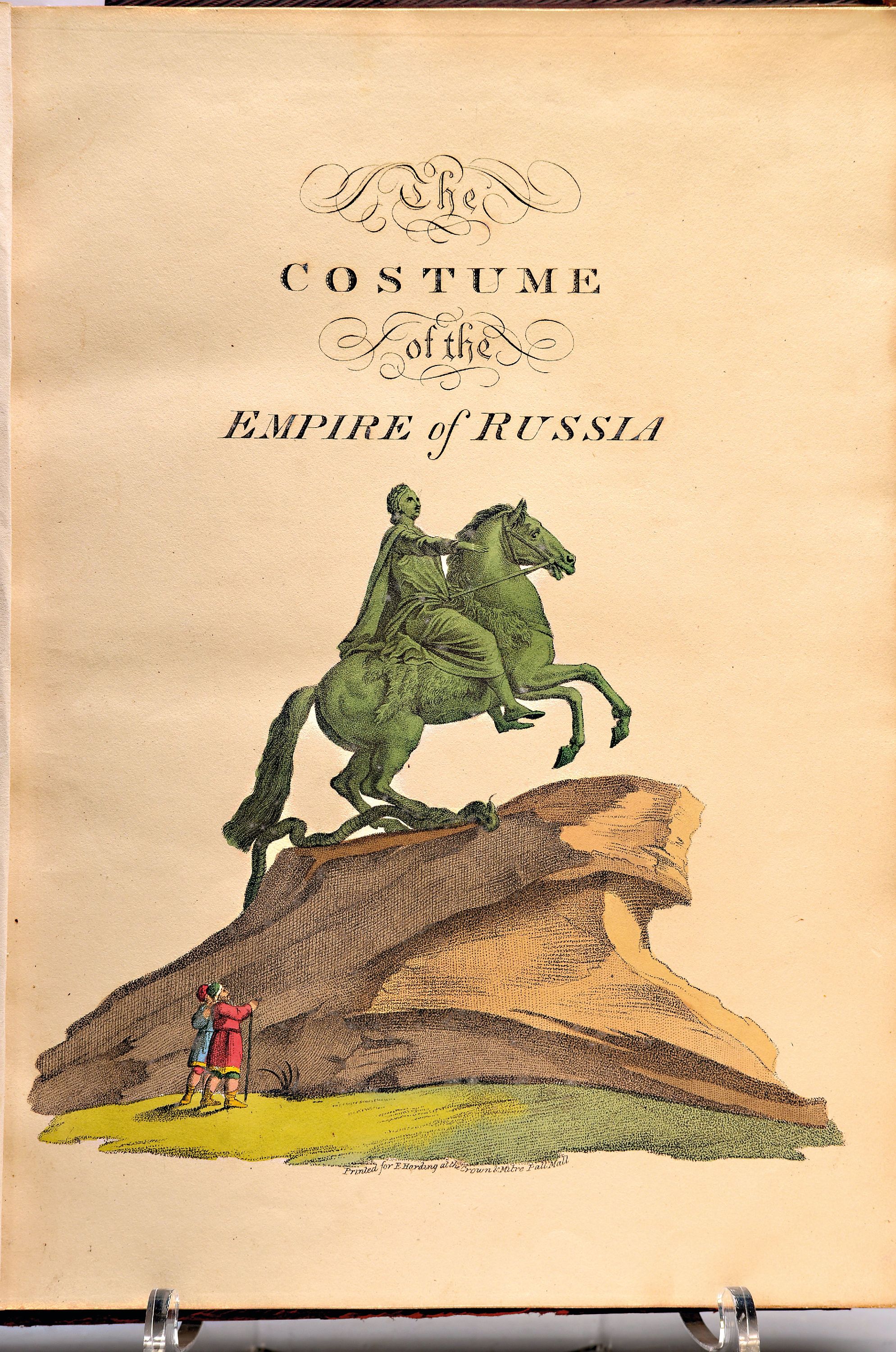 Image 27037576 - Edward Harding (1755-1840): The Costume of the Empire of Russia, London, T. Bensley 1811, ...