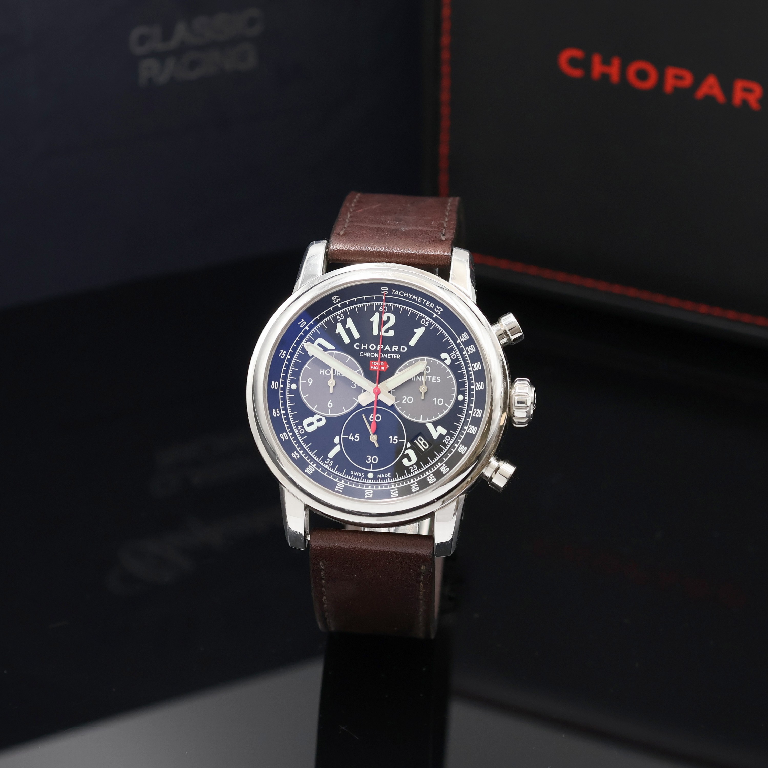 Image 27037623 - CHOPARD Mille Miglia auf 1000 Stück limitierter Armbandchronograph Referenz 8580, ...