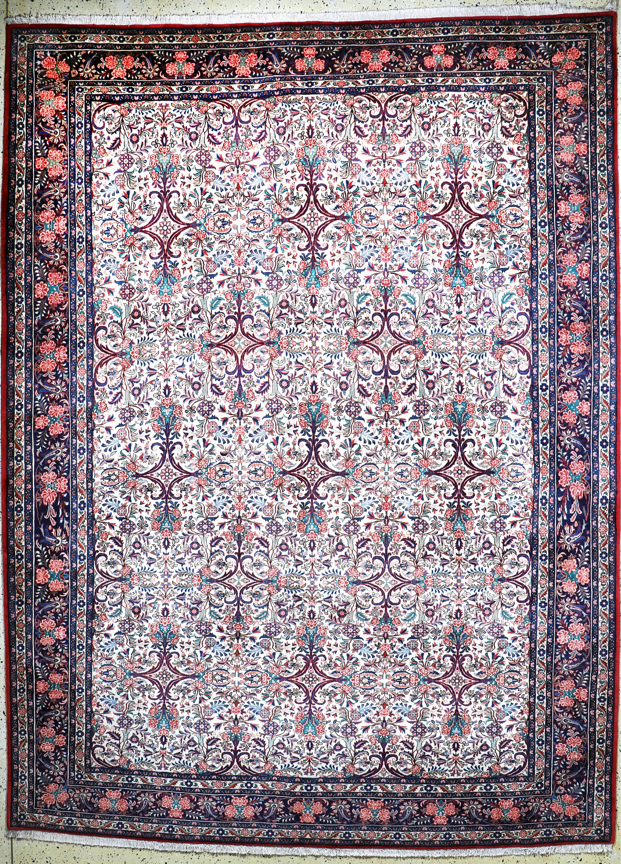 Image 27037669 - Rosenbidjar fein, Persien, Neuwertig, Korkwolle auf Baumwolle, ca. 355 x 264 cm ...