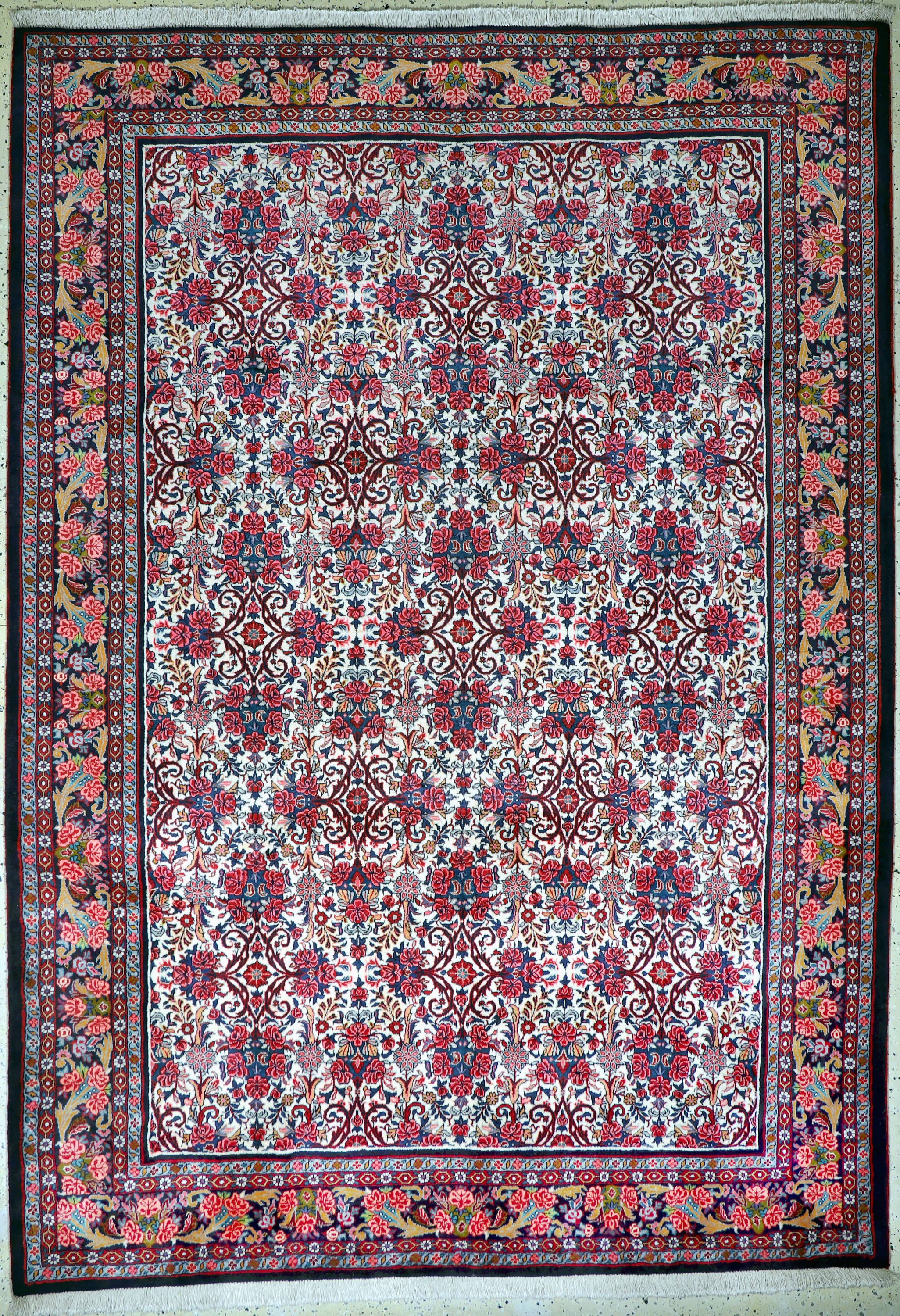 Image 27037671 - Rosenbidjar fein, Persien, Neuwertig, Korkwolle auf Baumwolle, ca. 308 x 216 cm ...