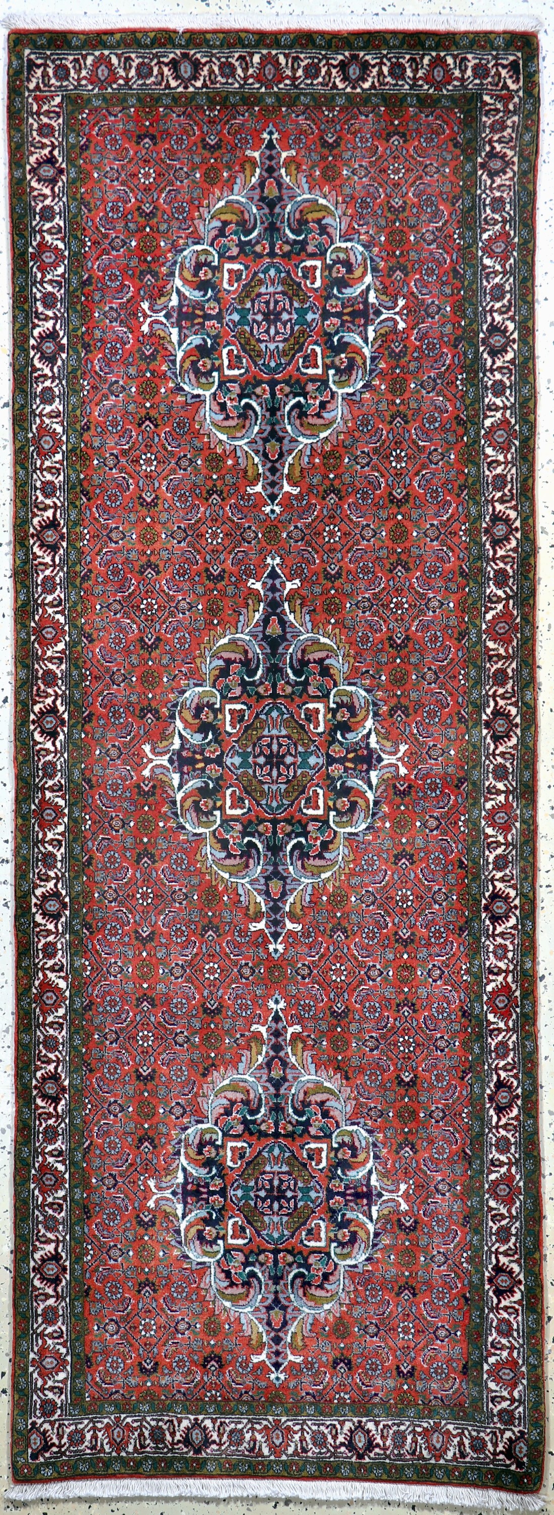 Image 27037680 - Bidjar fein, Persien, Neuwertig, Korkwolle auf Baumwolle, ca. 208 x 76 cm Schätzpreis: ...