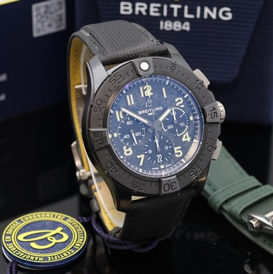 27037625d - BREITLING Super Avenger B01 Chronograph 46 Night Mission Referenz SB0148, Automatik, ...