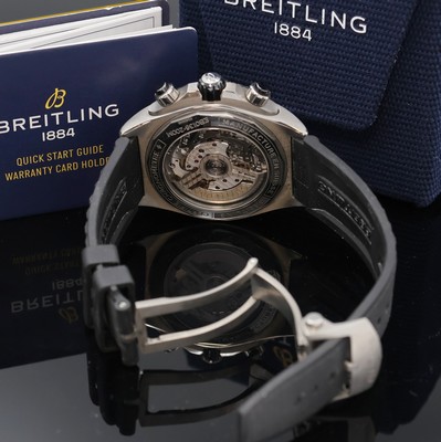 27037626f - BREITLING Super Chronomat B01 44 Referenz EB0136, Automatik, beids. vergl. Titangeh. ...