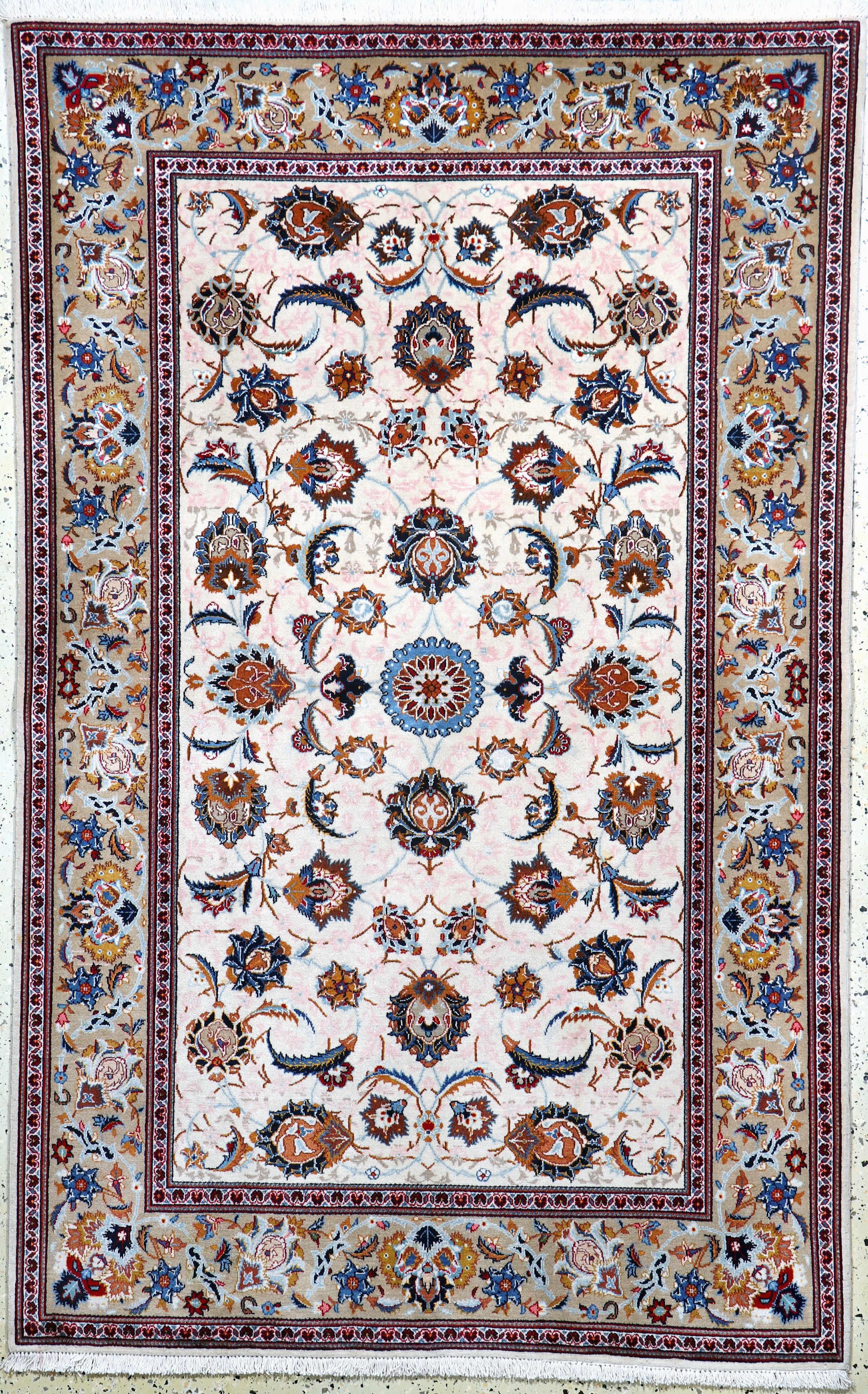 Image 27037709 - Keschan Kork fein, Persien, Neuwertig, Korkwolle, ca. 210 x 133 cm Schätzpreis: 1350, ...