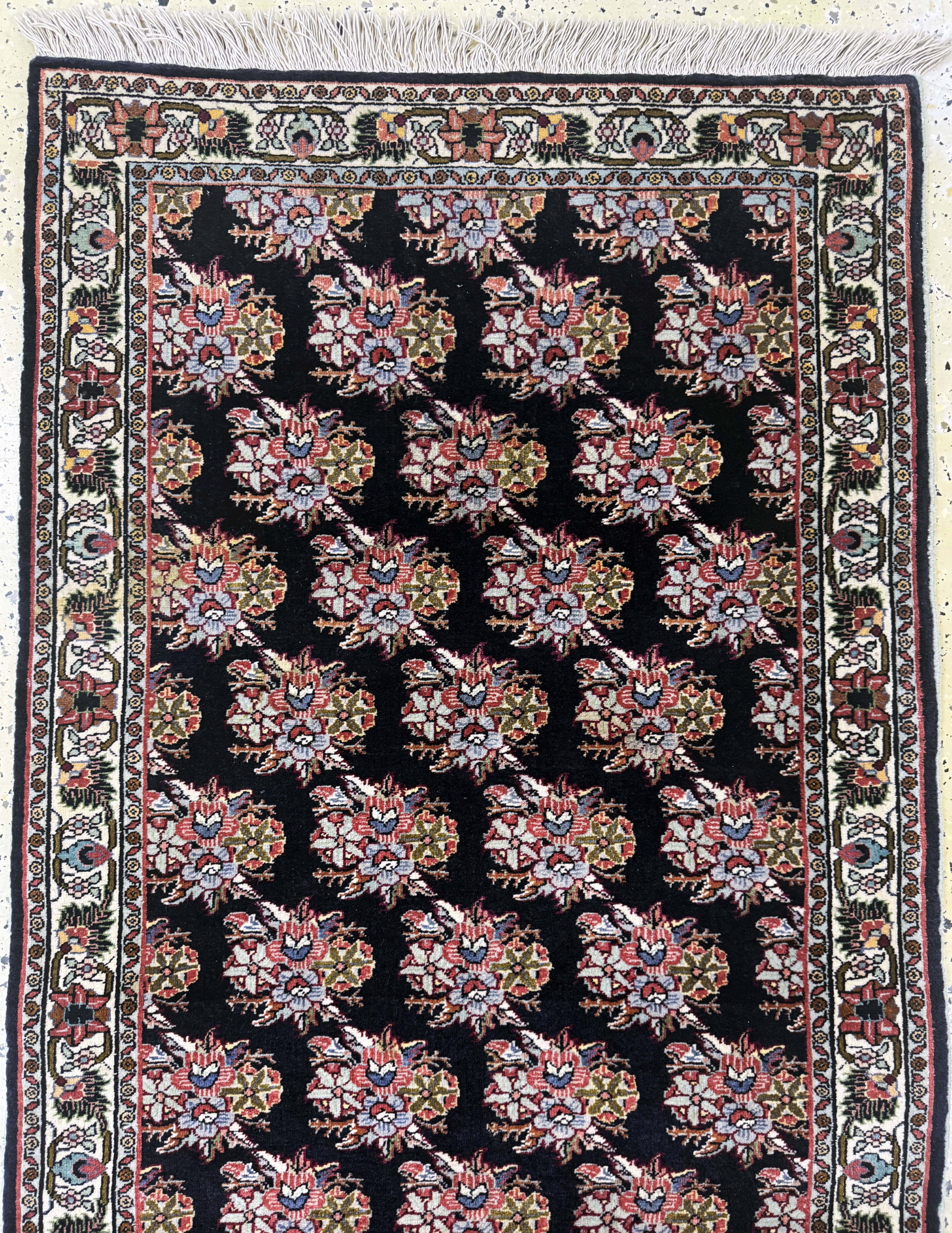 Detail a: Bidjar fein, Persien, Ende 20.Jhd, Wolle auf Baumwolle, ca. 192 x 79 cm, EHZ: 2