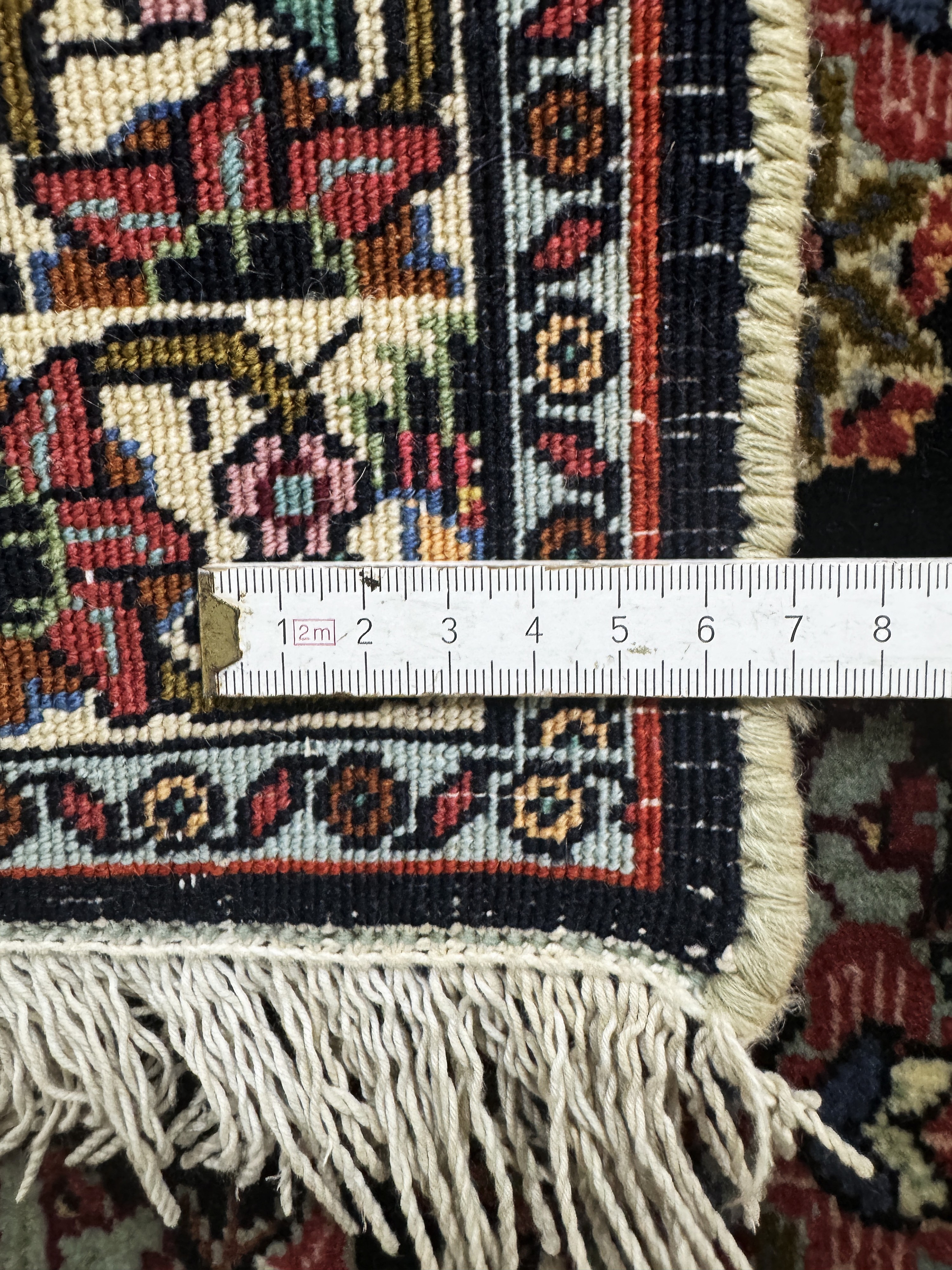 Detail d: Bidjar fein, Persien, Ende 20.Jhd, Wolle auf Baumwolle, ca. 192 x 79 cm, EHZ: 2