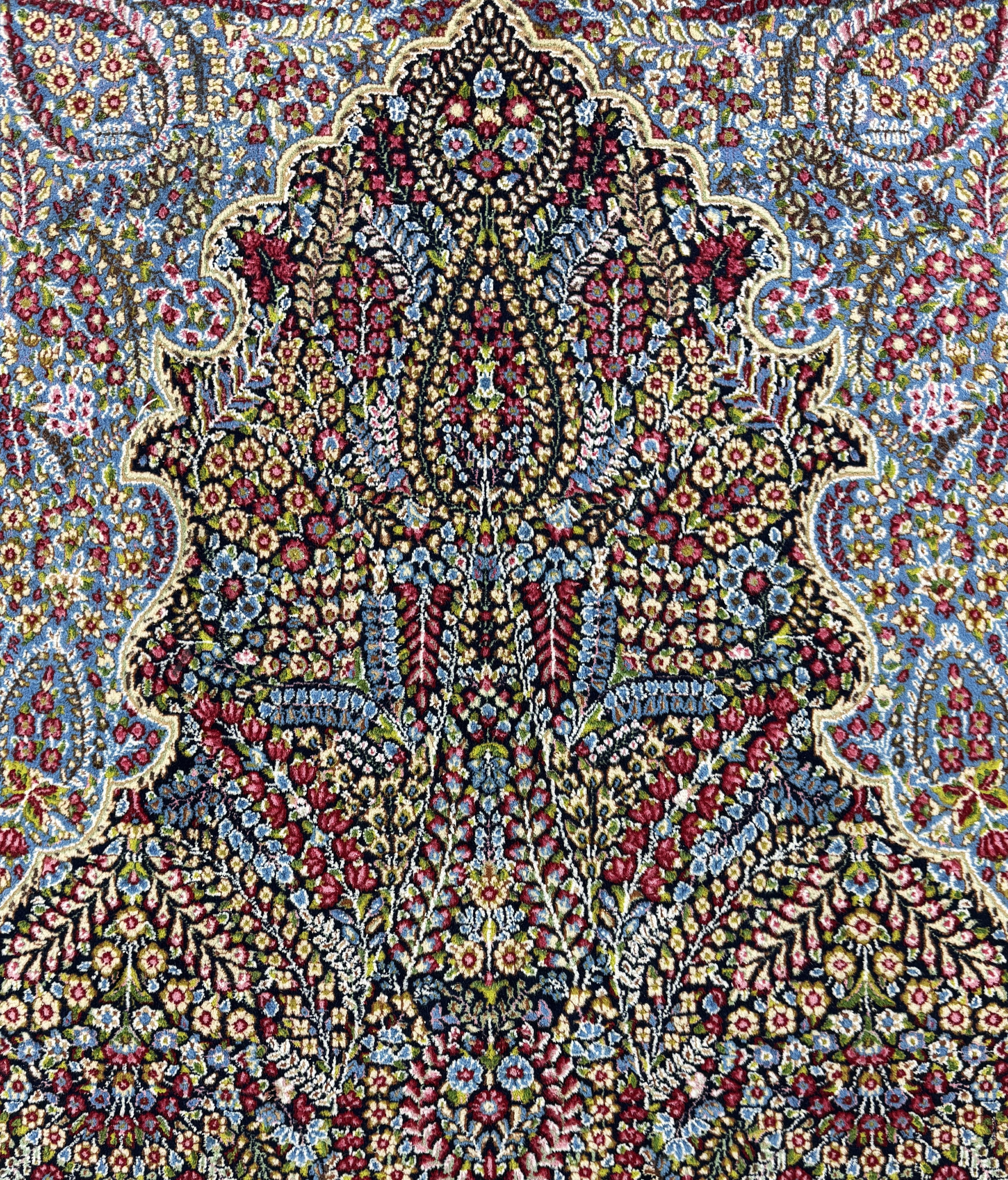 Detail c: Kerman Lawar alt, Persien, Mitte 20.Jhd, Wolle auf Baumwolle, ca. 245 x 145 cm, EHZ: 2