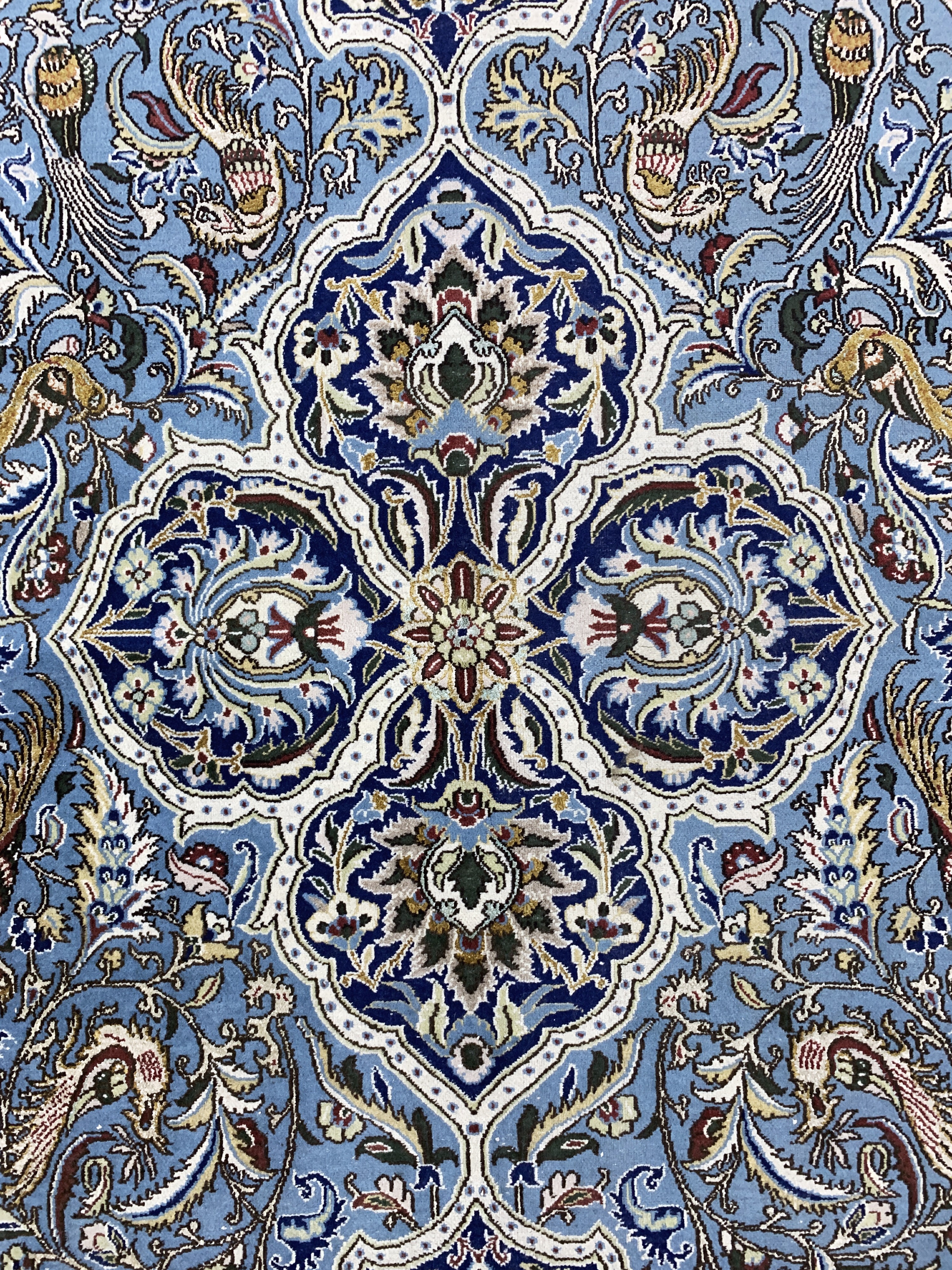 Detail c: Ghom alt, Persien, Mitte 20.Jhd, Wolle mit Seide, ca. 218 x 148 cm, EHZ: 2