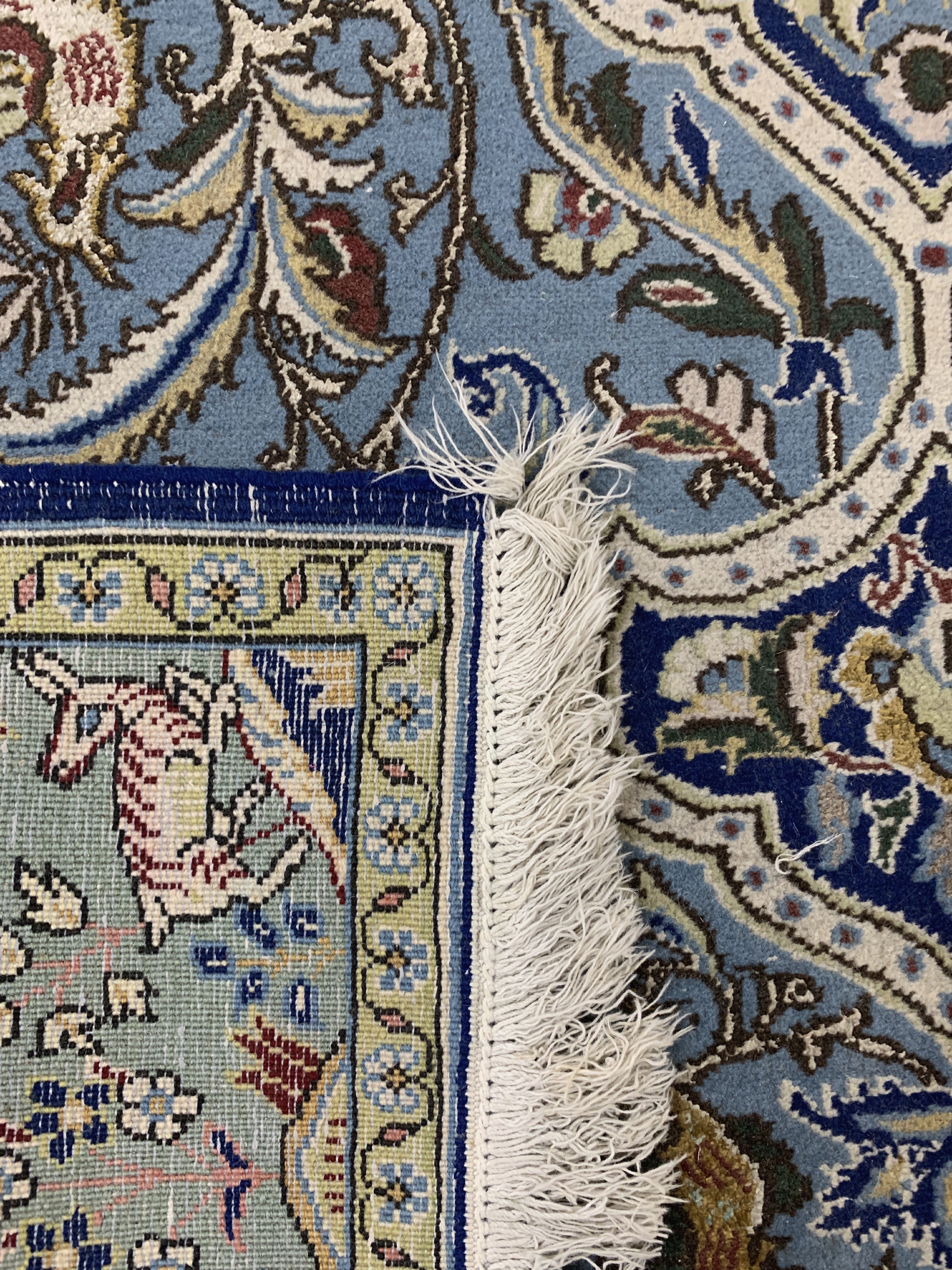 Detail g: Ghom alt, Persien, Mitte 20.Jhd, Wolle mit Seide, ca. 218 x 148 cm, EHZ: 2