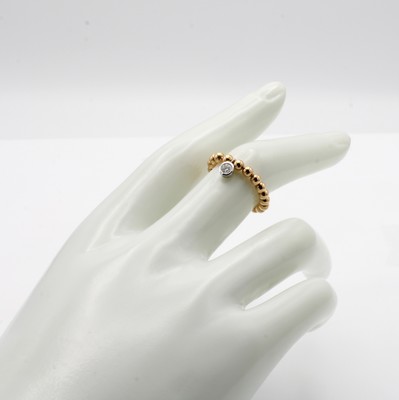 Image Flexiber Kugelring mit Brillant, RG/WG 750/ 000, Brill. ca. 0.12 ct feines Weiß/vs, RW ...