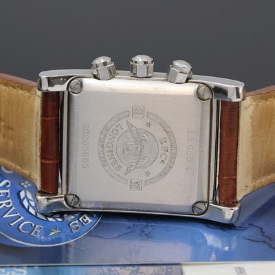 27037706e - LONGINES Dolce Vita Armbandchronograph in Stahl Referenz L5.656.4, Schweiz um 2001, ...