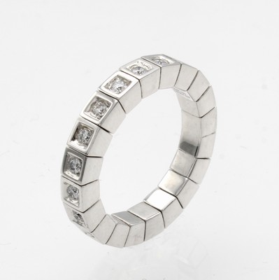 Image Memoryring mit Brillanten, WG 750/000, l. flexibel, Brill. zus. ca. 0.48 ct Weiß/si, RW ...