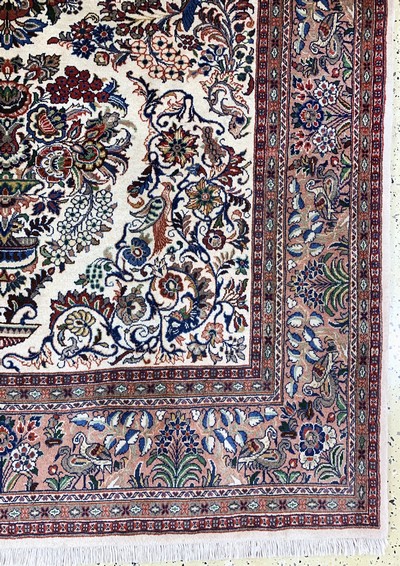 27037723a - Sarogh fein, Persien, Ende 20.Jhd, Korkwolle auf Baumwolle, ca. 252 x 163 cm, EHZ: 1-2 ...