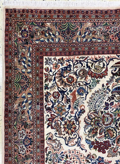 27037723c - Sarogh fein, Persien, Ende 20.Jhd, Korkwolle auf Baumwolle, ca. 252 x 163 cm, EHZ: 1-2 ...