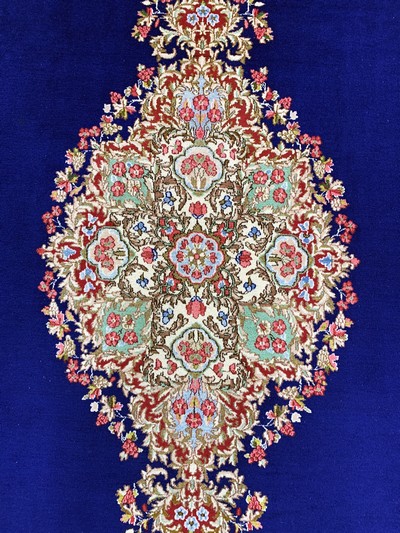 27037729d - Kerman alt, Persien, Mitte 20.Jhd, Wolle auf Baumwolle, ca. 332 x 240 cm, EHZ: 2 ...