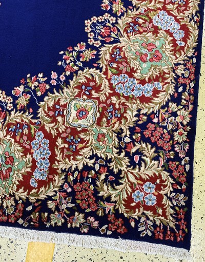 27037729f - Kerman alt, Persien, Mitte 20.Jhd, Wolle auf Baumwolle, ca. 332 x 240 cm, EHZ: 2 ...