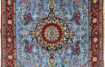 27037787b - Ghom alt, Persien, Mitte 20.Jhd, Wolle auf Baumwolle, ca. 218 x 144 cm, EHZ: 1-2, ...