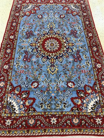 27037787d - Ghom alt, Persien, Mitte 20.Jhd, Wolle auf Baumwolle, ca. 218 x 144 cm, EHZ: 1-2, ...